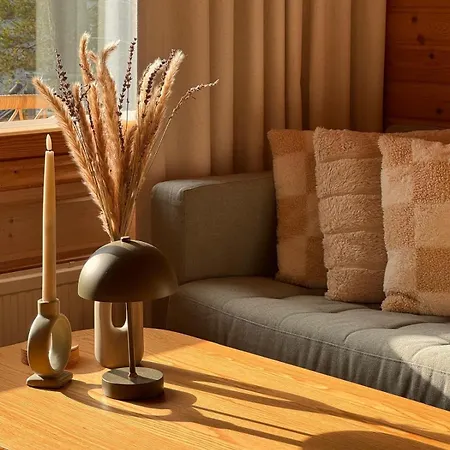 Cozy Arctic Lakeside With Private Sauna 펜션