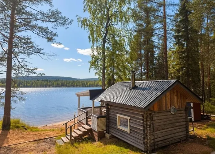 Cozy Arctic Lakeside With Private Sauna * 佩洛