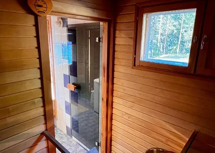 Cozy Arctic Lakeside With Private Sauna