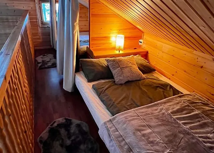度假居 Cozy Arctic Lakeside With Private Sauna *